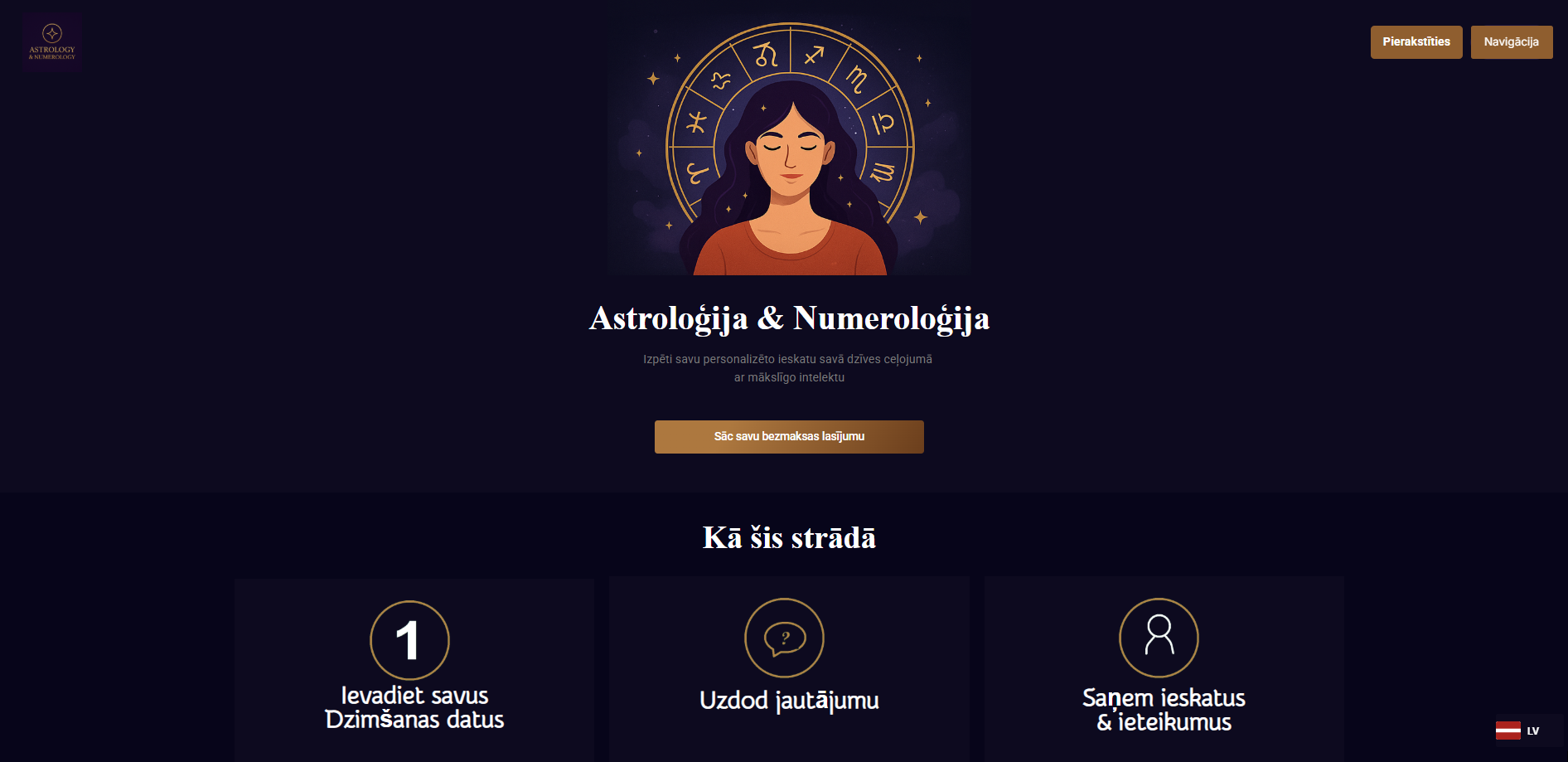 E-commerce homepage large image